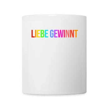 Lesbisch Schwul Lgbt Liebe Statement Sexualität - Tasse - Weiß - Vorne