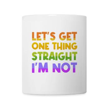 Sexualität Cool Lgbt Statement Homosexuell Stolz - Tasse - Weiß - Vorne