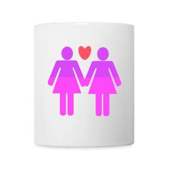 Lgbt Gleichgeschlechtliche Partnerschaft Liebe - Tasse - Weiß - Vorne