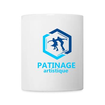 Eiskunstlauf - Tasse - Weiß - Vorne