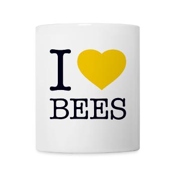 I LOVE BEES Bienen - Mug - white - Front