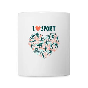 sport - Mug blanc - blanc - Devant