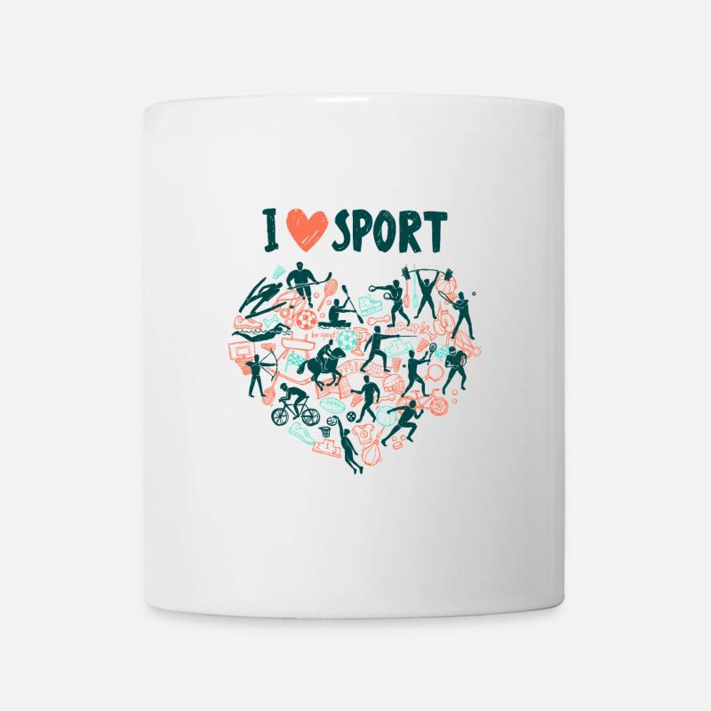 sport - Mug blanc - blanc