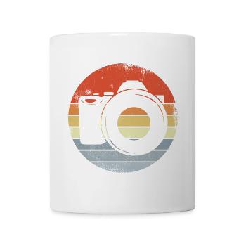 Passionné d’appareil photo - Mug blanc - blanc - Devant