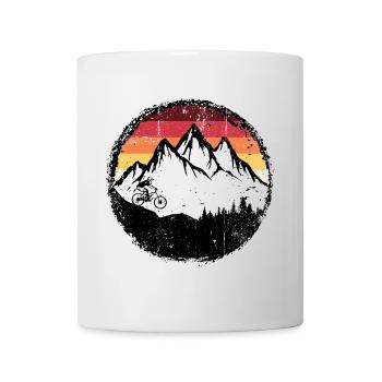 Alpine Sunset Mountain Ride - Mug - white - Front