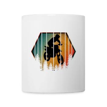 VINTAGE MOTOCROSS - Tasse - Weiß - Vorne
