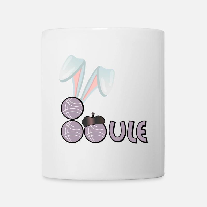 Joyeuses Pâques - BOULE - Pétanque - Mug blanc - blanc