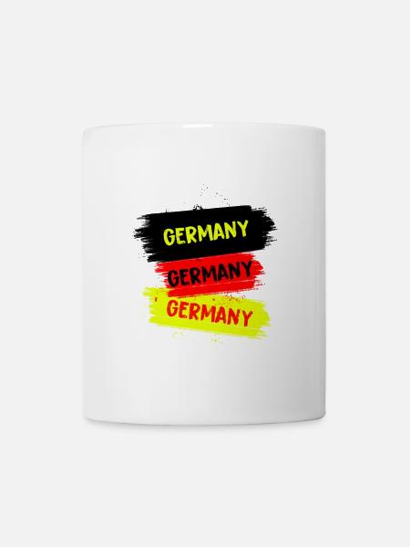 Deutschland Design - Tasse - Weiß