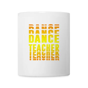 Tanzlehrer Design - Tasse - Weiß - Vorne