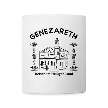 See Genezareth, Tabhga, Primatskirche, Israel - Tasse - Weiß - Vorne