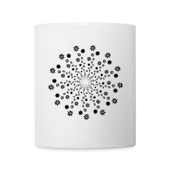 Étoile filante - Mandala - Mug blanc - blanc - Devant