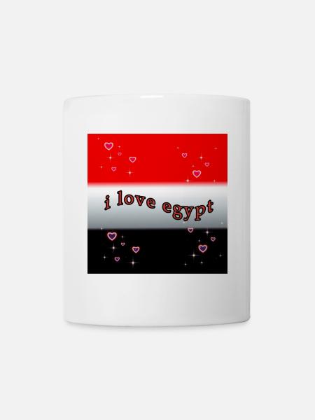 Ich liebe Ägypten - Tasse - Weiß