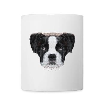 schöne hündchen, Boxerbaby - Tasse - Weiß - Vorne