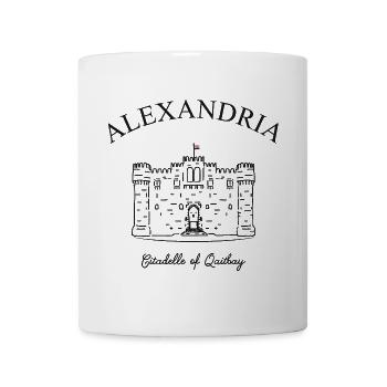 Ägypten, Zitadelle Qaitbay in Alexandria - Tasse - Weiß - Vorne