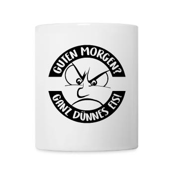Morgenmuffel - Kaffee zum Start - Guten Morgen - Tasse - Weiß - Vorne