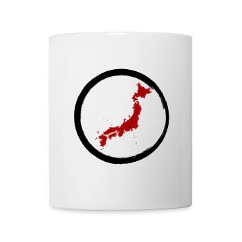 Japan Landkarte - Tasse - Weiß - Vorne
