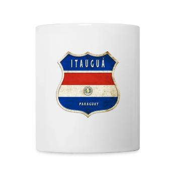 Itauguá Paraguay coat of arms flag design - Mug - white - Front