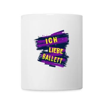 Ich liebe Ballett - Tasse - Weiß - Vorne