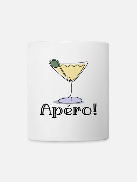 Aperitif - Cocktail - DRINK - Tasse - Weiß