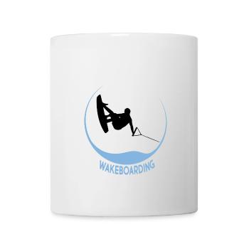 Wakeboarden - Tasse - Weiß - Vorne