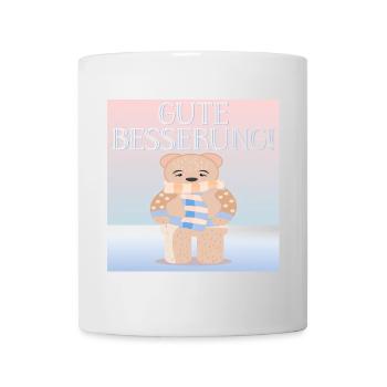 Gute Besserung - KINDER FIEBER - Tasse - Weiß - Vorne