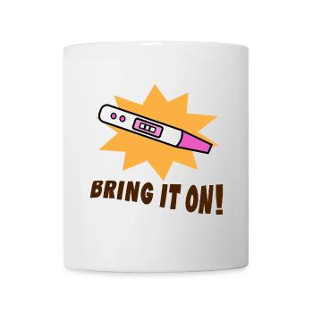 Grossesse Mère Déclaration Bébé - Mug blanc - blanc - Devant