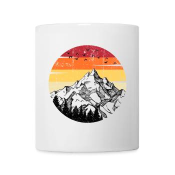 Mountain Vintage Retro - Mug - white - Front
