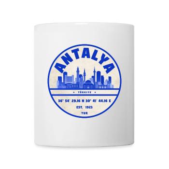 Antalya Skyline Emblem - Coastal City Flair - Mug - white - Front