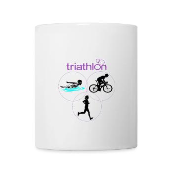 Triathlon - Tasse - Weiß - Vorne