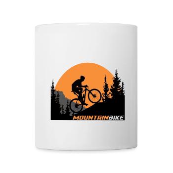 Mountainbike - Tasse - Weiß - Vorne
