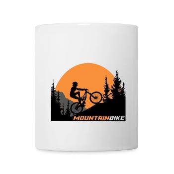 Moutain bike - Mug blanc - blanc - Devant