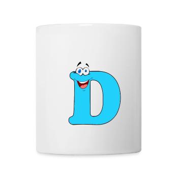 D - Mug - white - Front