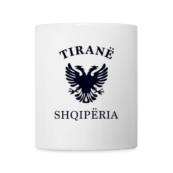 TIRANA - Albanien - Albania - Tasse - Weiß - Vorne