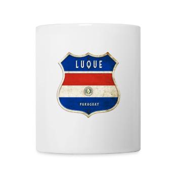 Luque Paraguay coat of arms flag design - Mug - white - Front