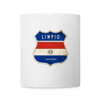 Limpio Paraguay coat of arms flag design - Mug - white - Front