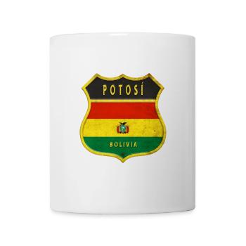 Potosí Bolivia coat of arms design - Mug - white - Front