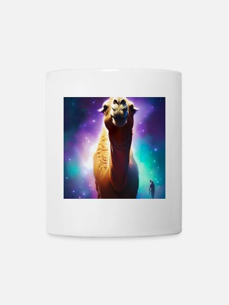 Dromedar Kamel - Galaxie Weltraum - Tasse - Weiß