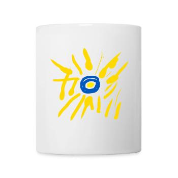 Sonnenblume - Tasse - Weiß - Vorne
