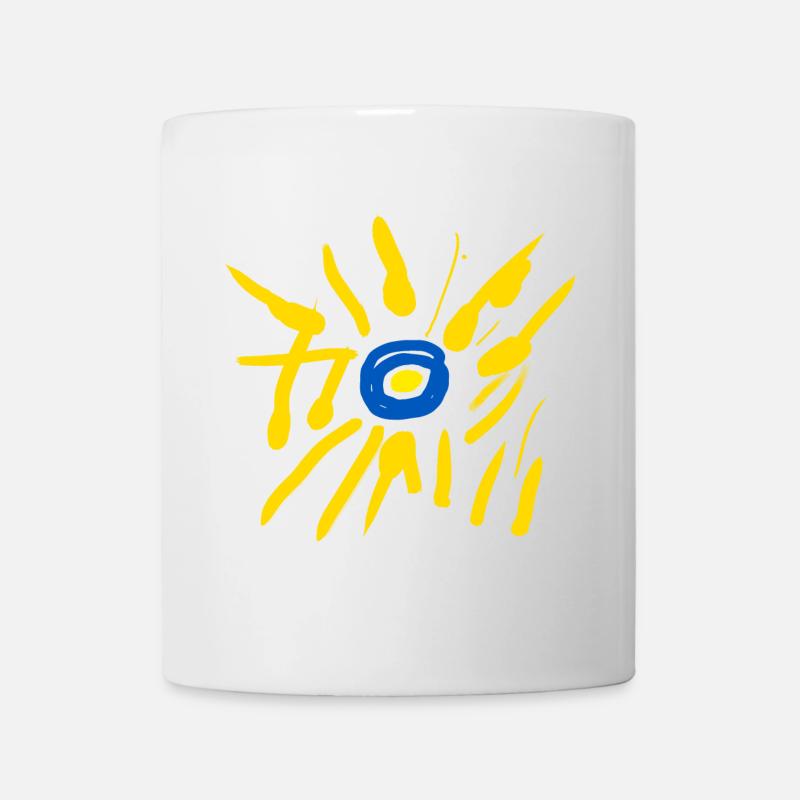 Sonnenblume - Tasse - Weiß