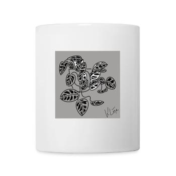 Zimmerpflanze Poster - Tasse - Weiß - Vorne