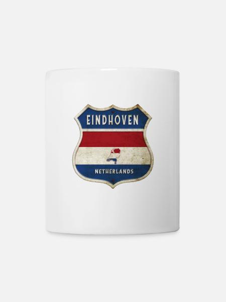 Eindhoven Niederlande Wappen Design - Tasse - Weiß