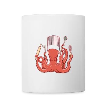 Octopus Chef de Cuisine - Tasse - Weiß - Vorne