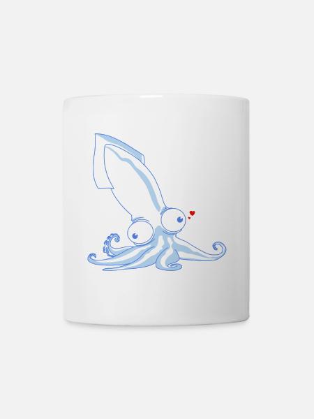 Pieuvre - Mug blanc - blanc