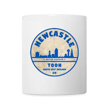 Newcastle Toon Skyline Badge - Mug - white - Front