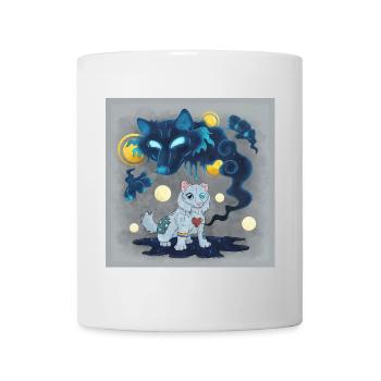 Haunted Plushie Doll: Haunted Wolf Plush - Poster - Mug - white - Front