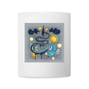 Blue Ink Spirits : Serpent Quetzalcoatl - Poster - Tasse - Weiß - Vorne
