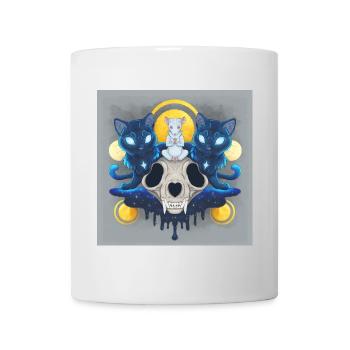 Nezumi Sensei : Zen Ninja Mouse and Cats - Poster - Mug - white - Front