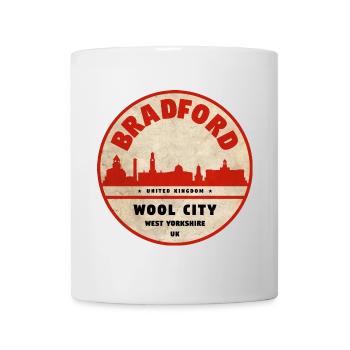 Bradford Wool City Emblem - Tasse - Weiß - Vorne