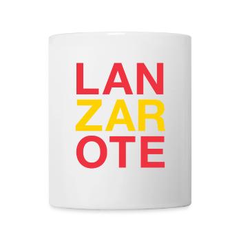 LANZAROTE Spain Espana Spanien Spanish Flag - Tasse - Weiß - Vorne