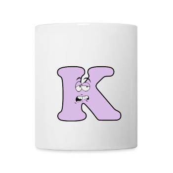 K - Mug - white - Front